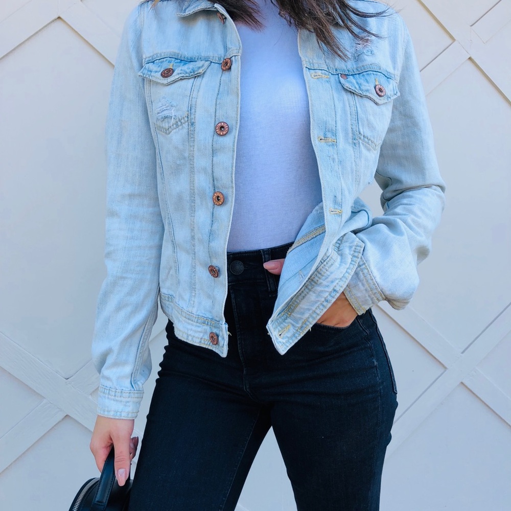 H&M Blue Jean Jacket - Size 10 style not pictured